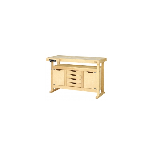 Établi Bois 1,20m Robuste, compact, avec caisson - OUTIFRANCE