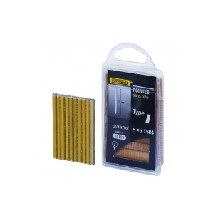 Pointes Type I 19mm Outifrance Fixation discrète pour agrafeuse - OUTIFRANCE