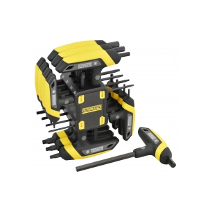 cles 6 pans et torx emmanchees en 't' caractéristiques 7 clés 6 pans 2,5 à 10 mm + 7 clés torx t10 à t45