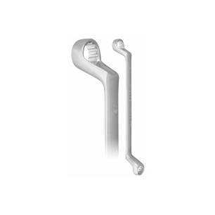 Clé Polygonale Coudée 25x28mm Double dimension 25x28mm, accès coudé optimal - OUTIFRANCE