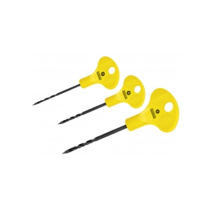 Vrilles Forgées Jeu de 3 vrilles robustes pour le perçage manuel - OUTIFRANCE