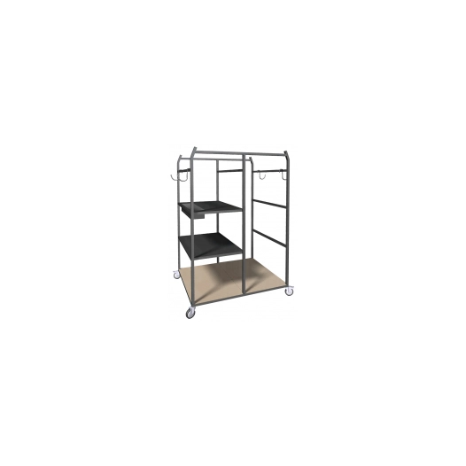Chariot Carrossier XL Plateforme spacieuse 1100x900mm - FER-ET-HETRE