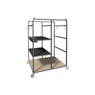 Chariot Carrossier XL Plateforme spacieuse 1100x900mm - FER-ET-HETRE