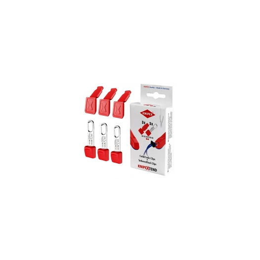 clips knipextend - ancrage anti-chute réf. 00.63.06tcrcaractéristiques jeu de 3 clips d'ancrage + 3 clips rougesdimensions poids