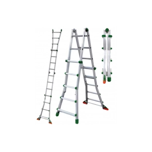 Échelle Télescopique Multi-positions Polyvalence et compacité - ECHELLES/ESCABEAUX ALUMINIUM