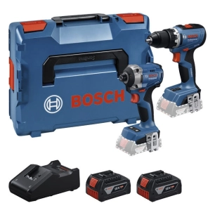 Kit 2 Outils 18V Bosch Pro 0615A50090 | Perceuse GSB 18V-21 & Visseuse GDR 18V-160