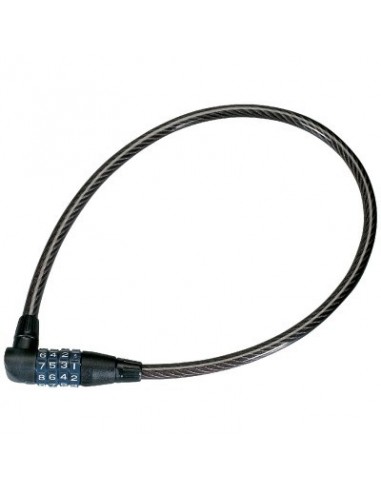Cable antivol rigide a combinaison fixe 0,55 x 6