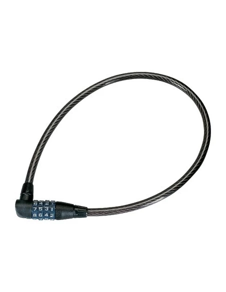 Cable antivol rigide a combinaison fixe 0,55 x 6