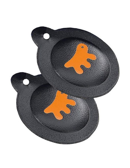 lot de 2 medailles a puce pour chatiere - microchip tags - ferplast - ld