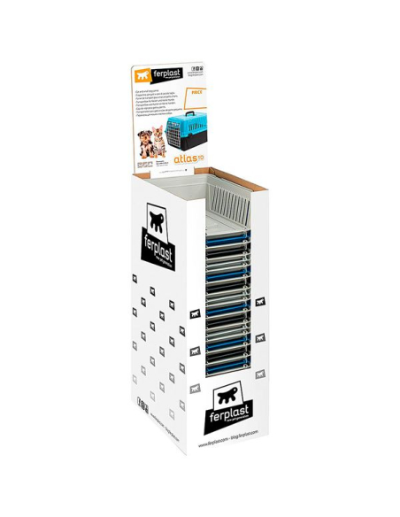 panier transport chat/petit chien sans coussin box - atlas 10 el - ferplast - ld