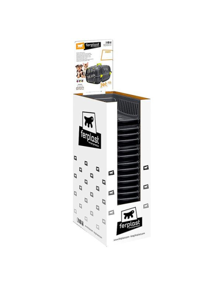 panier de transport chat et petit chien palette box - jet 10 - ferplast - ld