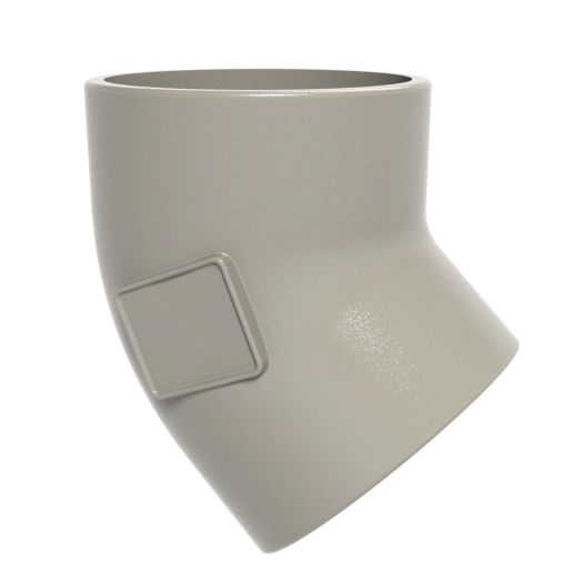 coude uu 45° dn200