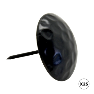 clou de golf cl02, acier, noir, 30 x 30 mm, 25 unités, boîte