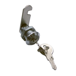 serrure de boîte aux lettres droite cm04 20 mm, chrome poli, emballage blister