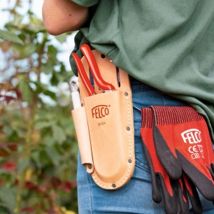 étui en cuir modèle 910+ pour sécateur et aiguiseur, 235 mm
