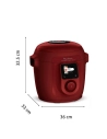 multicuiseur cookeo simplicity - 1600 w - 6 l - 150 recettes - extra crisp inclus - rouge burgundy - gpe seb france - moulinex