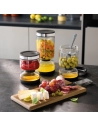 bocal egouttoir lavina 750ml verre inox - gefu