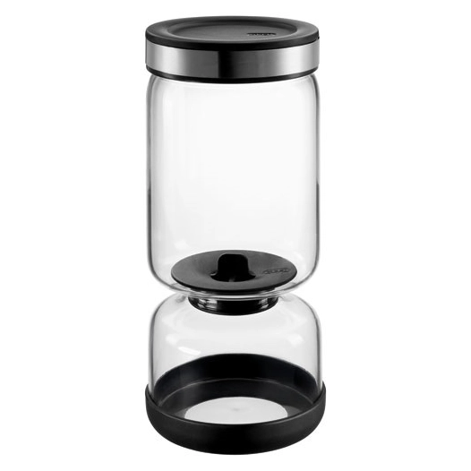 bocal egouttoir lavina 1,30l verre inox - gefu