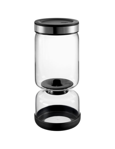 bocal egouttoir lavina 1,30l verre inox - gefu