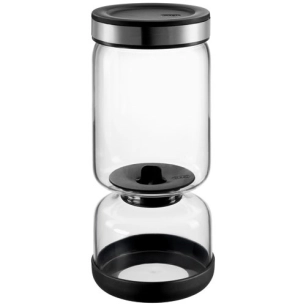 bocal egouttoir lavina 1,30l verre inox - gefu