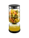 bocal egouttoir lavina 1,30l verre inox - gefu