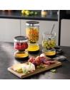 bocal egouttoir lavina 1,30l verre inox - gefu