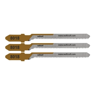 lames de scie sauteuse, hcs, emmanchement en t, coupe courbe fine, 20 mm, blister 3 unités