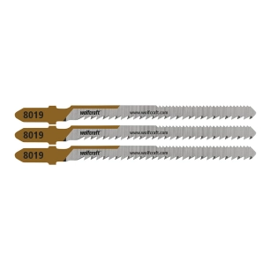 lames de scie sauteuse, hcs, emmanchement en t, coupe courbe ultra propre, 50 mm, blister 3 unités