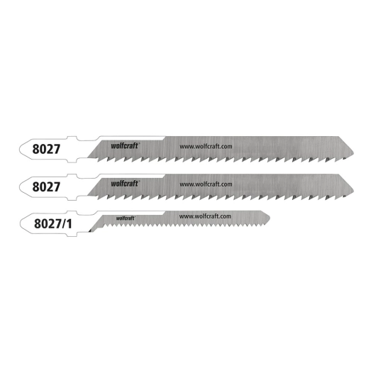 lames de scie sauteuse, hcs, emmanchement en t, coupe fine et courbe fine, 20 mm, blister 3 pièces