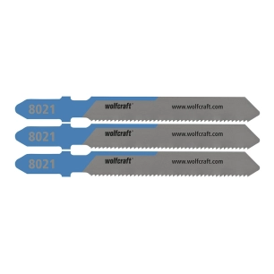 lames de scie sauteuse, hss, emmanchement en t, coupe fine, 3 mm, blister 3 unités