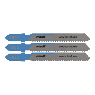 lames de scie sauteuse, hss, emmanchement en t, coupe fine, 6 mm, blister 3 unités