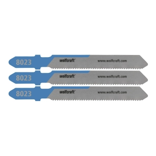 lames de scie sauteuse, bim, emmanchement en t, coupe fine, 3 mm, blister 3 unités