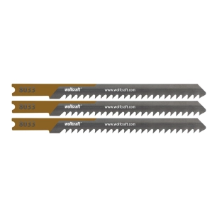 lames de scie sauteuse, hcs, emmanchement en u, coupe rapide, 50 mm, blister 3 unités