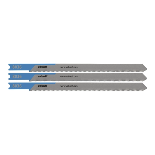 lames de scie sauteuse, hss, emmanchement en u, pour tuyaux métalliques de ø110 mm, 3 mm, blister 3 unités