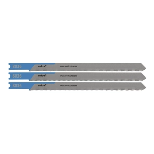 lames de scie sauteuse, hss, emmanchement en u, pour tuyaux métalliques de ø110 mm, 3 mm, blister 3 unités