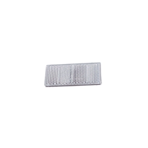 catadioptre blanc rectangulaire. avec feuille adhésive. -pl
