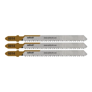 lames de scie sauteuse, hcs, emmanchement en t, coupe fine, 50 mm, blister 3 unités