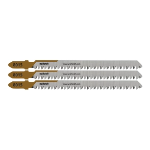 lames de scie sauteuse, hcs, emmanchement en t, coupe fine, 60 mm, blister 3 unités