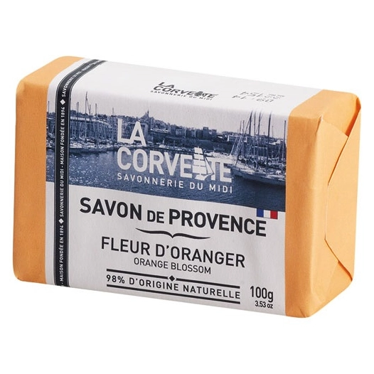 savon de provence fleur d'oranger 100g - compagnie du midi