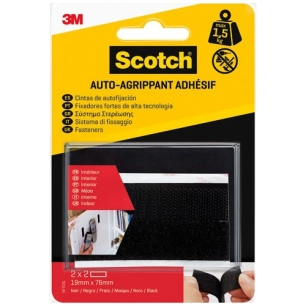 bande agrippante adhã©sive noir intã©rieur 76x19 mm lot de 4 - 3m bricolage et batiment