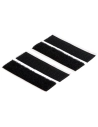 bande agrippante adhã©sive noir intã©rieur 76x19 mm lot de 4 - 3m bricolage et batiment