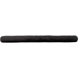 boudin de porte simple velours cotele extra-large noir luance 80cm - luance