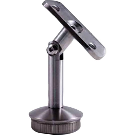 bte 20 support articule p/maincourante d42.4mm - inox 304