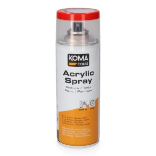 peinture acrylique en aérosol ral 3020 rouge signalisation, finition brillant, 300 ml