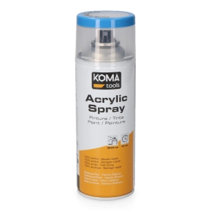 peinture acrylique en aérosol ral 5015 bleu ciel, finition brillant, 300 ml