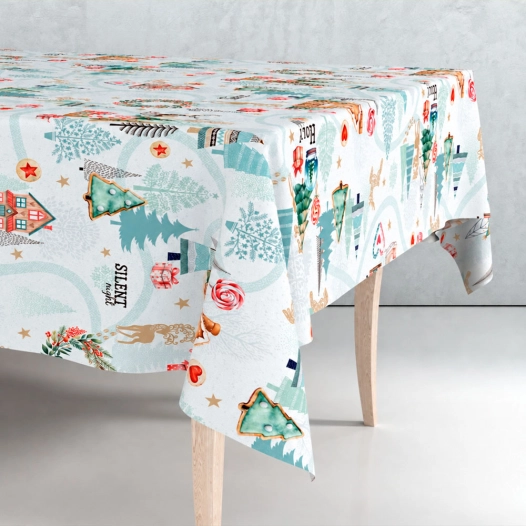 rouleau de toile cirée à motif de noël, 1,40 x 25 m