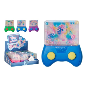 jeu d'eau sur le thème des licornes, couleurs assorties