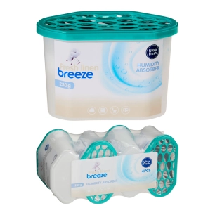 déshumidificateur parfumé au linge frais (parfum de linge propre), 230 g x 4 unités
