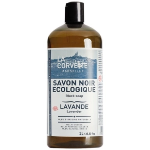 savon noir liquide lavande 1l - compagnie du midi