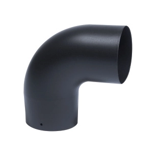 Coude 90° Noir D150 Raccord d'évacuation robuste et esthétique - Ten